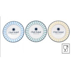 a charming stripy plate 