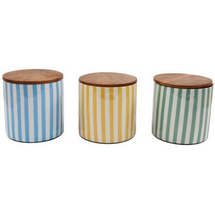 3/A Enamel Storage Jar, 11cm 