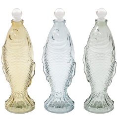 Elegant glass vessel ideal for oils, spirits, and infusions—a charming addition to your collection.