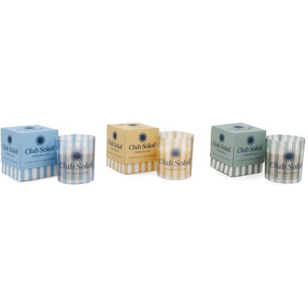 3/A Boxed Soleil Candle, 7.5cm 