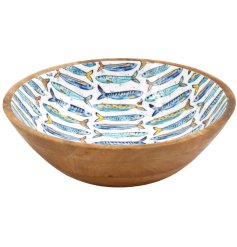 add a seaside charm tour table with this sardine bowl 