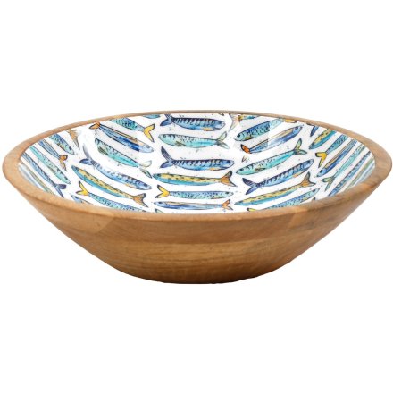 30cm Sardines Enamelled Bowl