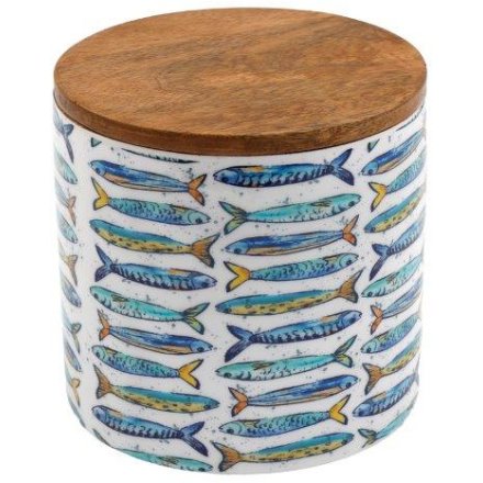 Sardine Storage Jar, 15cm 