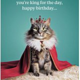 Celebrate like royalty with the King For The Day card