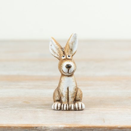 Adorable Sitting Bunny Decor Piece