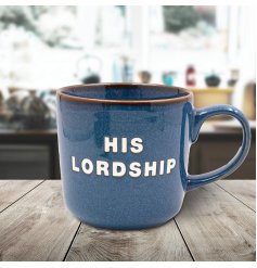 Enjoy your favorite brew with the sophisticated His Lordship Mug.
