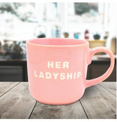 Enjoy timeless charm with the Her Ladyship Mug.