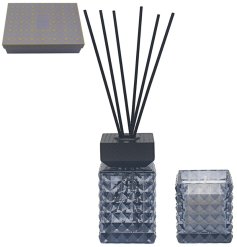 Experience elegance with our Pomegranate Noir Candle & Diffuser Set for a luxurious ambiance.
