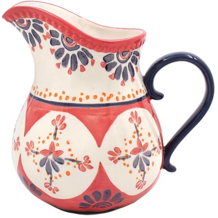 18cm Hand Painted Jug Vase