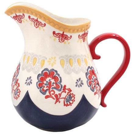 17cm Painted Jug