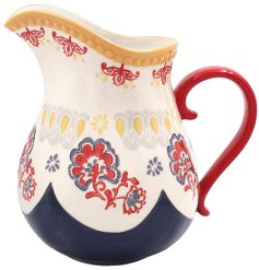 Delightful jug with hand-painted design