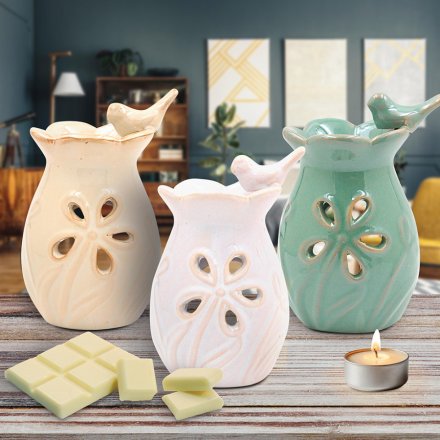 3/A Bird Wax Melt/Oil Warmer, 14cm 