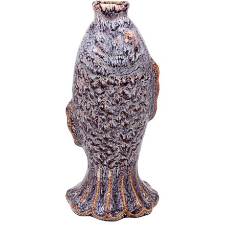 28cm Decorative Fish-Shaped Vase
