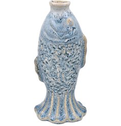 A delightful reactive glaze vase, perfect for showcasing your favorite blooms.