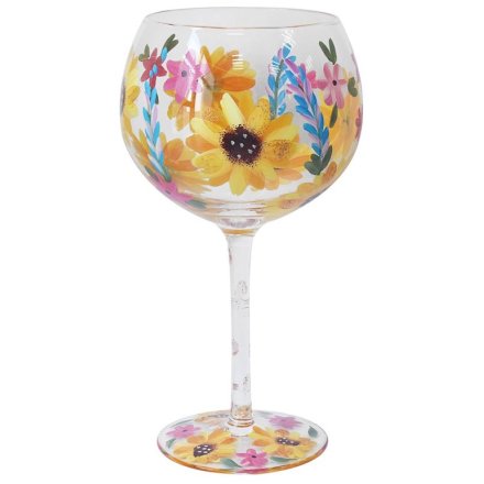 12cm Sunflower Gin Glass