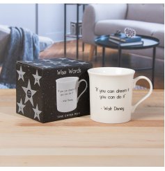 Start your day with magic and inspiration using the "If You Can Dream It, You Can Do It" Walt Disney Mug 