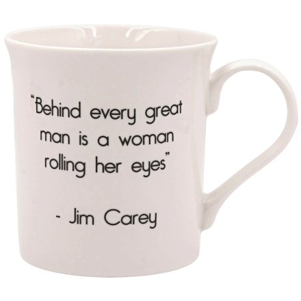 12cm 'Behind Every Great Man' Coffee Mug