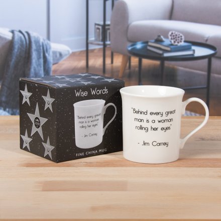 Celebrate the power of support with the "Behind Every Great Man" mug 