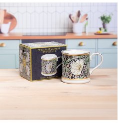 Elegant mug and candle gift set with a beautiful design