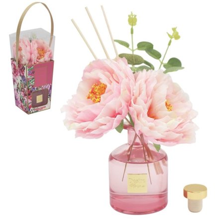 Enjoy the soft, floral scent of our Pink Peony Diffuser for a calming atmosphere.