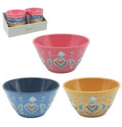Bring rustic elegance to your table with the Tuscany Melamine Bowl set.