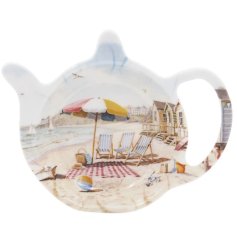Keep your tea time tidy and stylish with the Sandy Beach Teabag Holder.