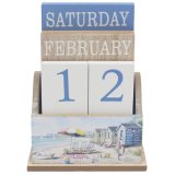 Bring the serene beauty of sun-kissed shores to your space all year with the Sandy Beach calendar