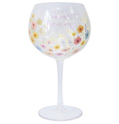 Savor each sip with elegance using the Mum Gin Glass.