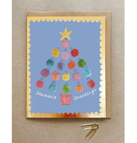 Spread festive cheer with this charming  Christmas Tree card