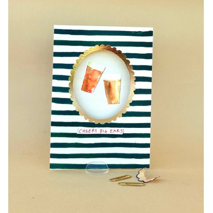 14.8cm 'Cheers Big Ears' Greetings Card