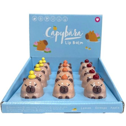 Capybara-Shaped Lip Balm Holder, 6cm