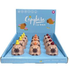 Stay soft and smooth with our adorable Capybara Lip Balm—perfect care for your lips.