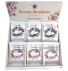 Honor your special bond with the Nectar Meadows Mum Shaped Gemstone Bracelet.