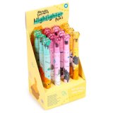 Add a splash of colur and creativity with the Beans & Co Cat 2-in-1 Highlighter & Stamp Wheel Pen