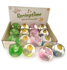 Enjoy hours of fun with the Springtime Duck High Bounce LED Flashing Ball for playful excitement!