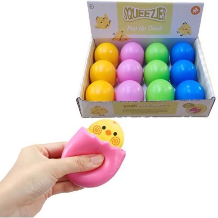 Spring Chick and Egg Surprise Pop-Up Toy for Springtime
