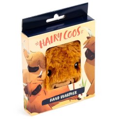 Keep warm and cozy with the charming Highland Coo Plush Hand Warmer.
