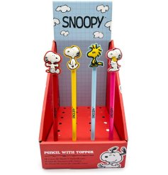 Brighten your day with the playful Peanuts Snoopy & Woodstock pencil!