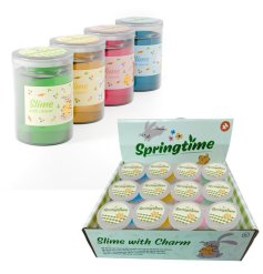 Spring Noise Slime: bright pastel hues, calming crackles, and a refreshing spring fragrance.