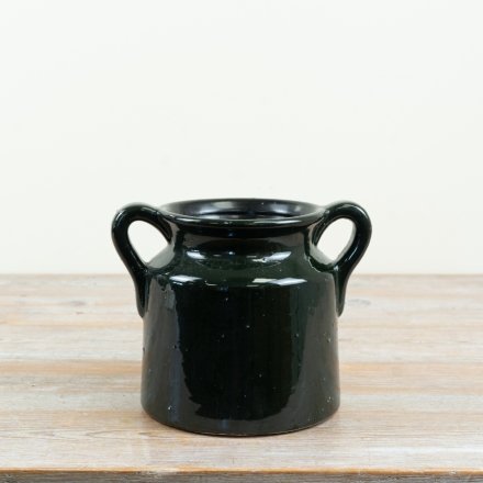 Glazed Pot Waterproof Inside, 21cm 