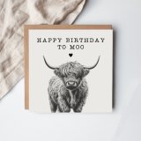 Celebrate in style with the *Happy Birthday To Moo* card