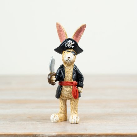 14cm Pirate Japser Rabbit Statue