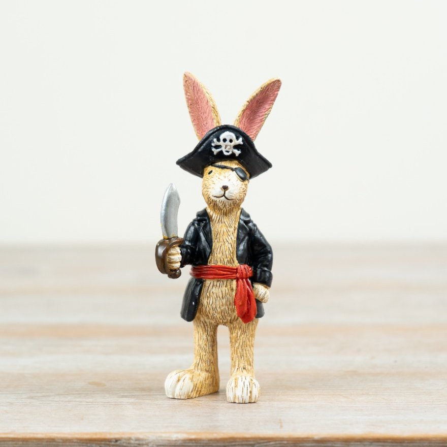 Standing Pirate Jasper Rabbit, 14cm 