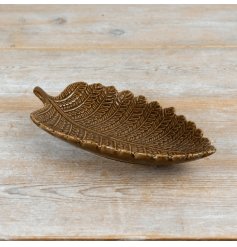 a stylish leaf plate trinket plate 
