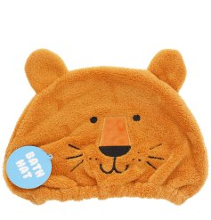 Make bath time cozy and fun with our adorable Lion Baby Bath Hat!