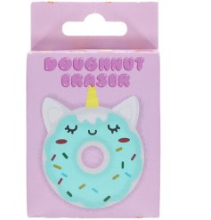 Bring charm to your desk with the cute Animal Doughnut Eraser!