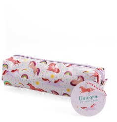 Adorable unicorn pencil case, ideal for kids who love magical unicorns.