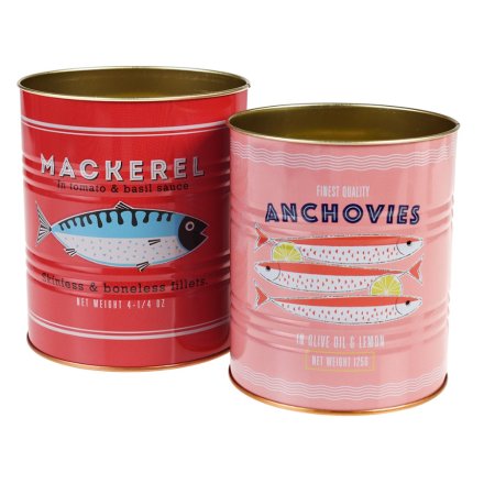 Organize your kitchen neatly and stylishly with these Medium Storage Tins.