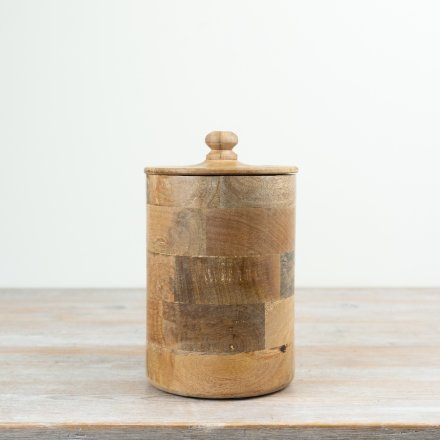 a stylish round storage box with lid 