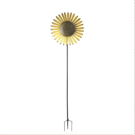 Metal Sunflower Windmill, 165cm